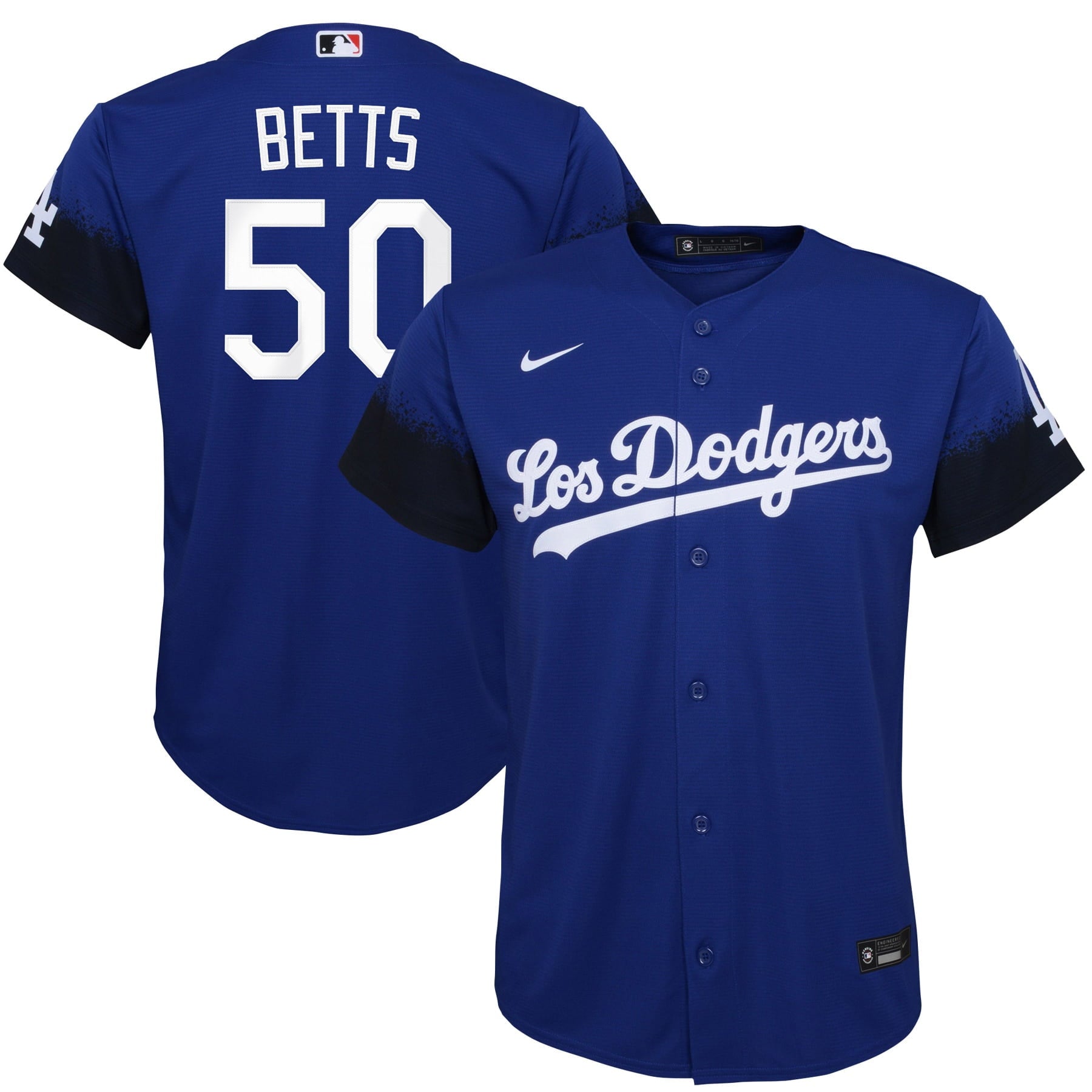 Youth Nike Mookie Betts Royal Los Angeles Dodgers City Connect Replica  Player Jersey